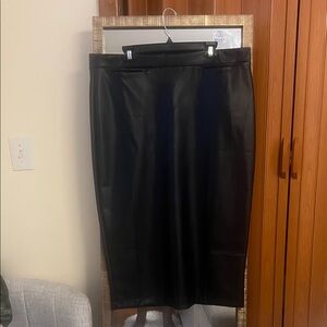 Lane Bryant Black Pencil Skirt